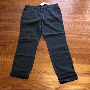 NWT J Crew Chino dark gray pants